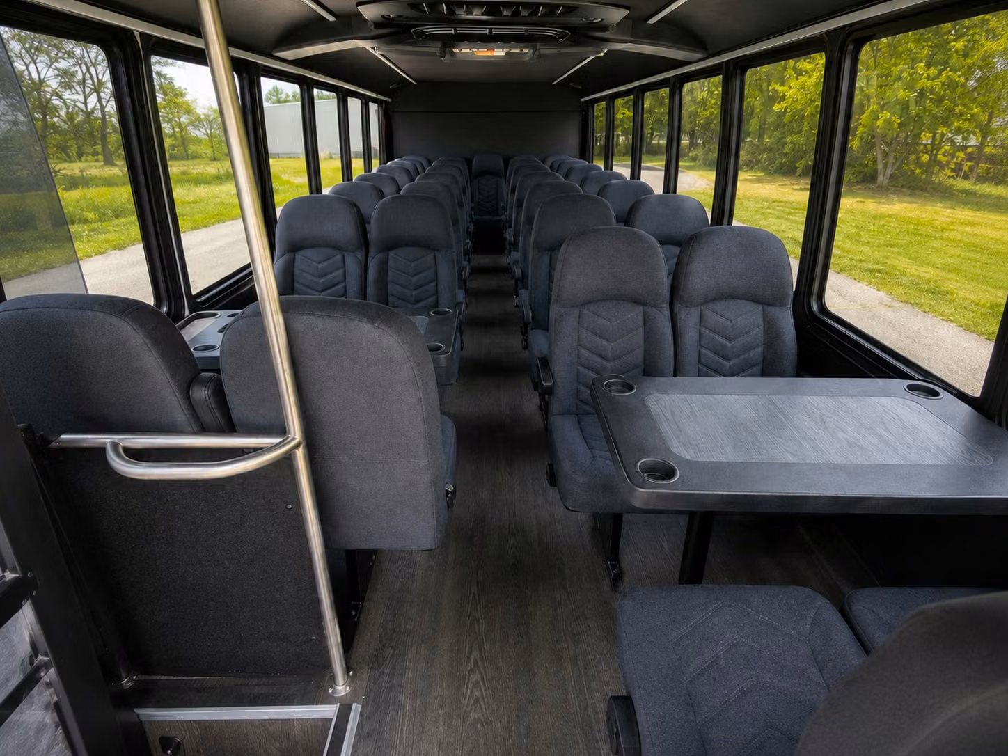 15 passenger minibus interior