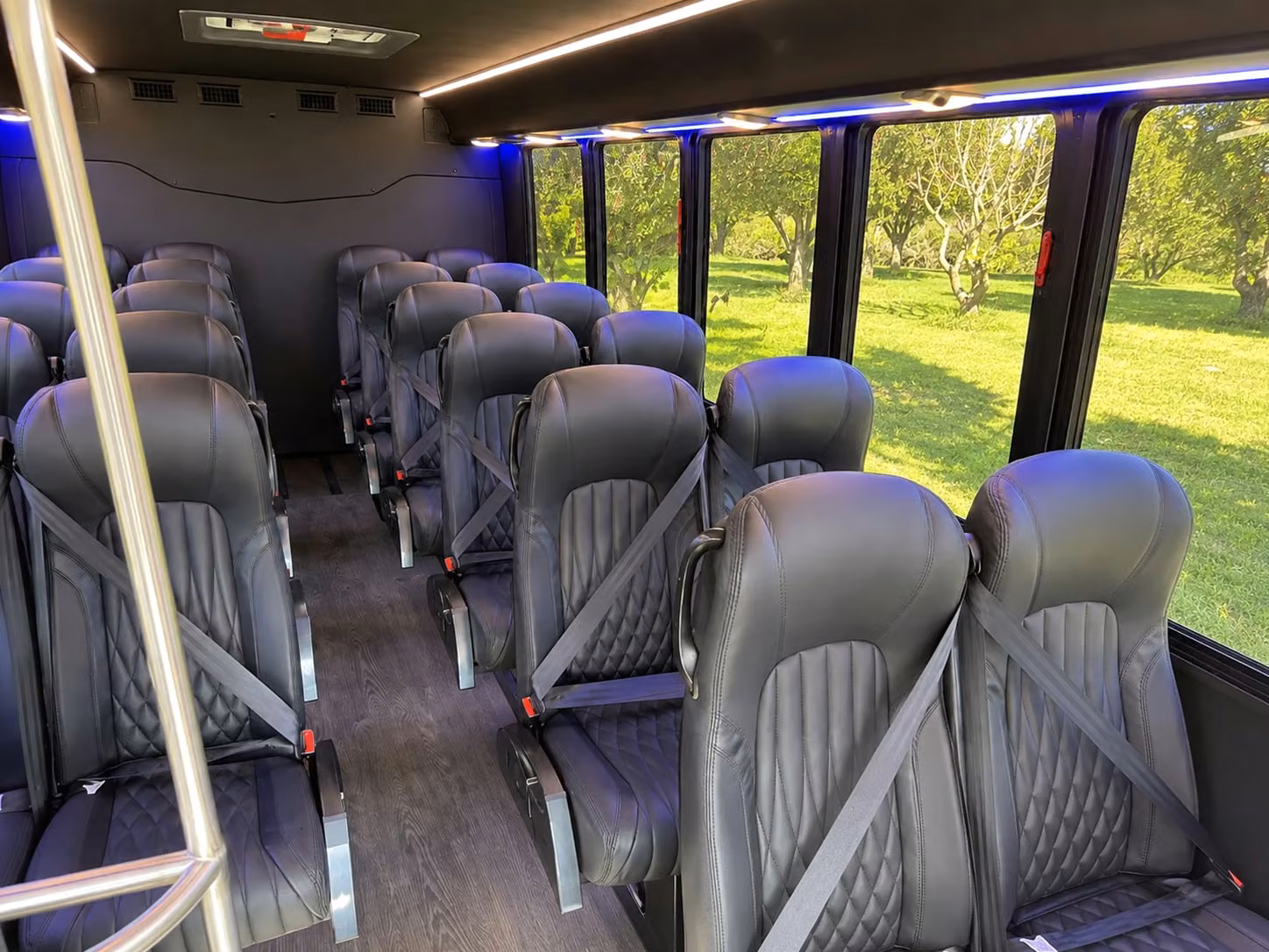 20 passenger minibus inside