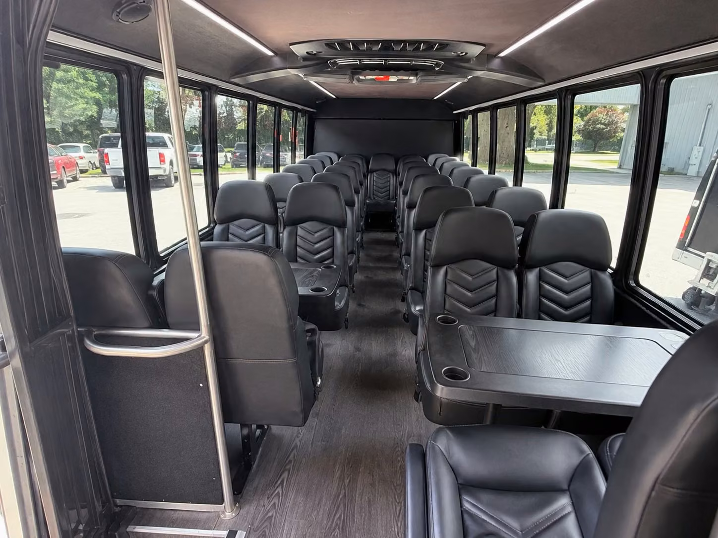 20 passenger minibus interior