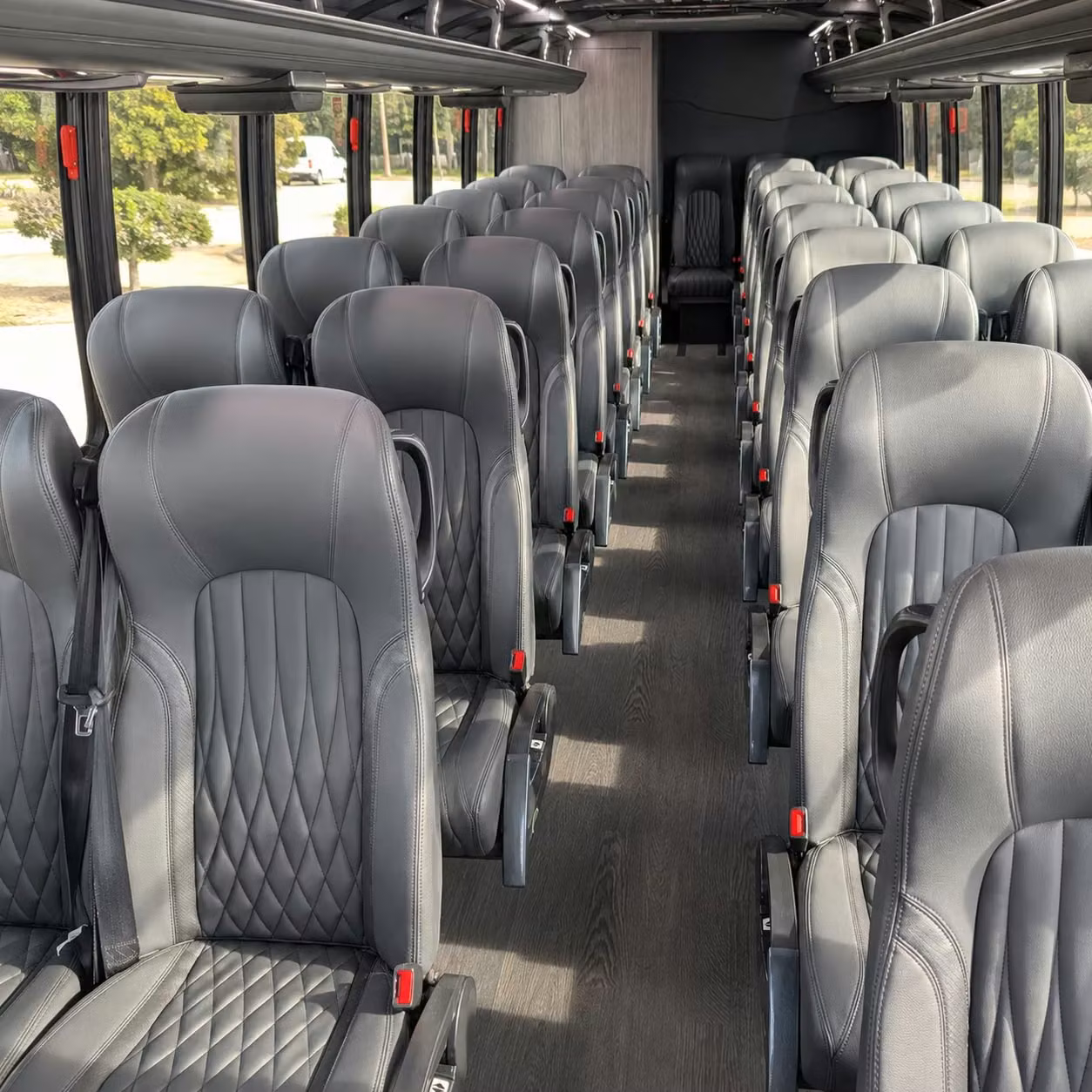 30 passenger minibus inside