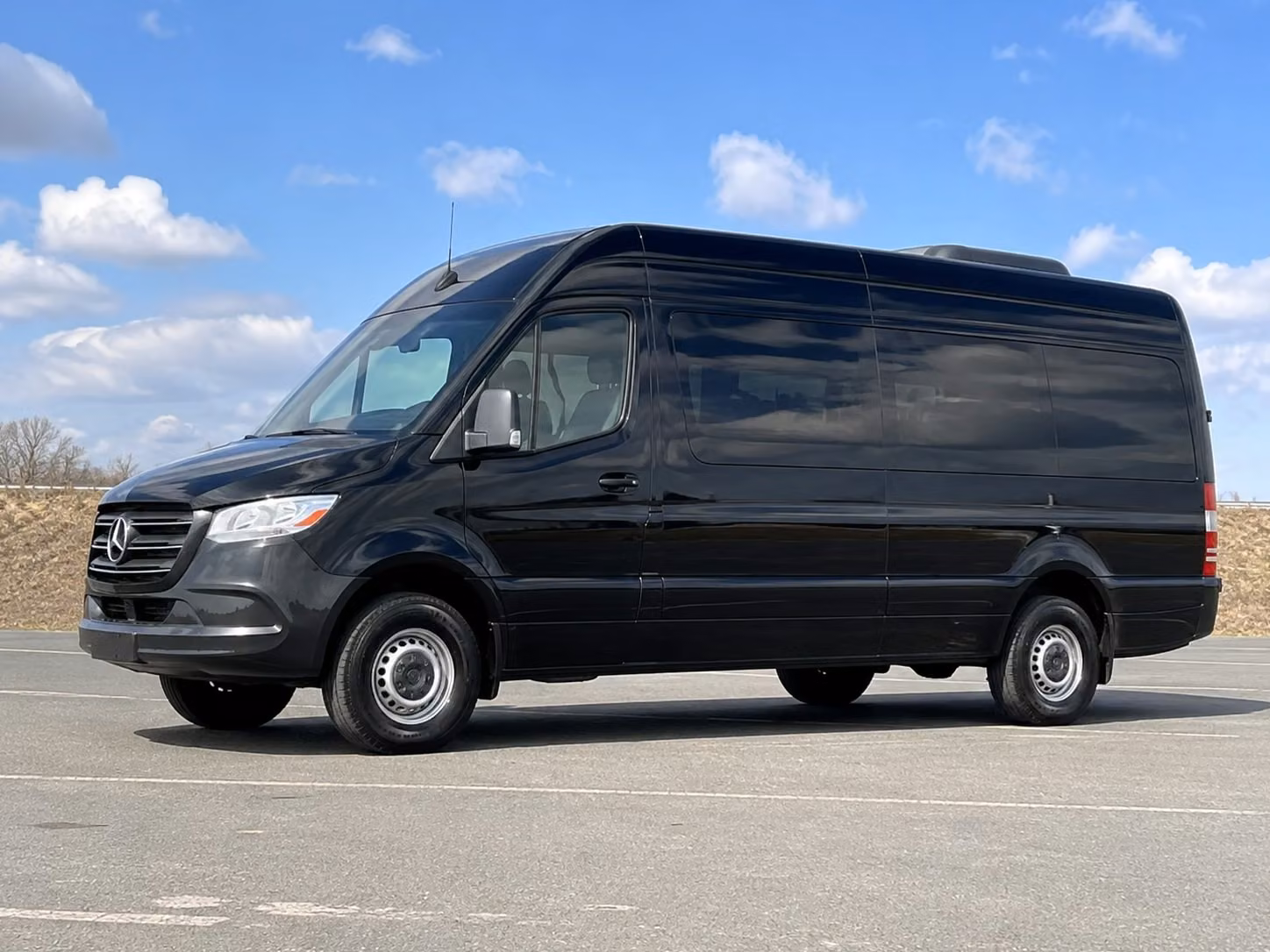 sprinter van with driver